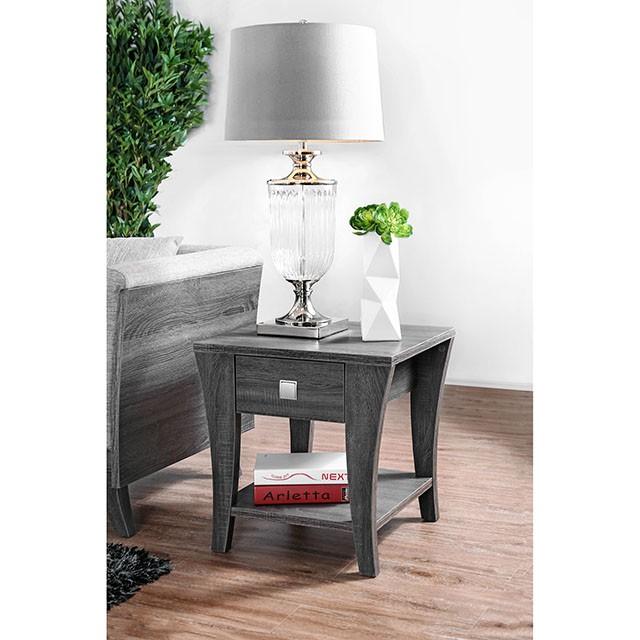 Amity Gray End Table End Table FOA East