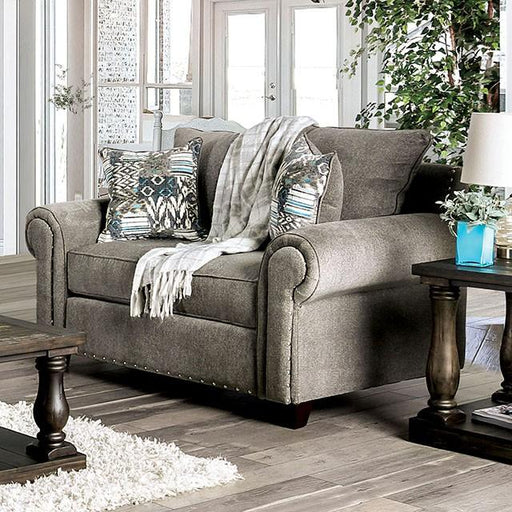 Mott Gray Love Seat Loveseat FOA East