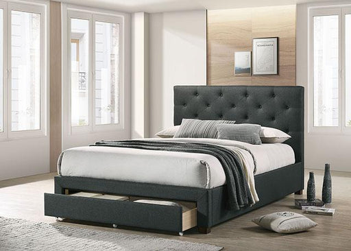 SYBELLA Twin Bed, Dark Gray Bed FOA East