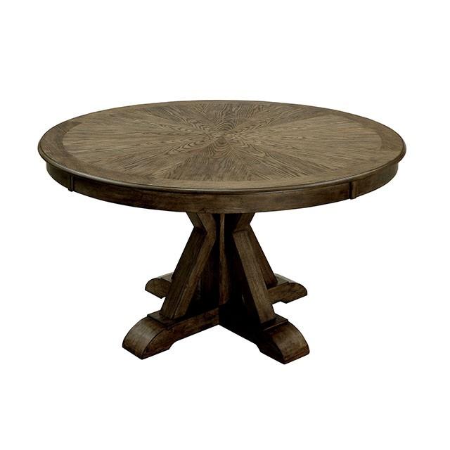 Julia Light Oak Round Dining Table Dining Table FOA East