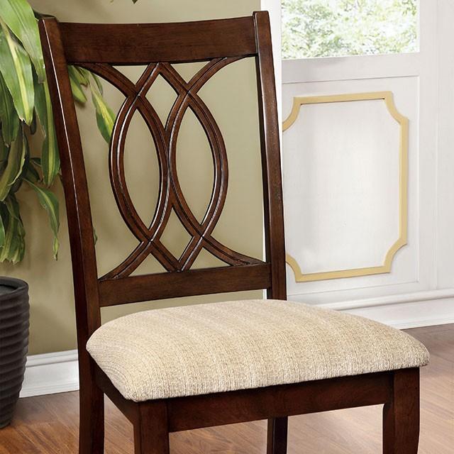 Carlisle Brown Cherry Side Chair (2/CTN) Dining Chair FOA East