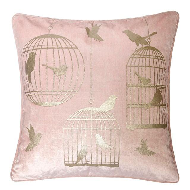 Rina Light Pink 20" X 20" Pillow, Blush Pillow FOA East