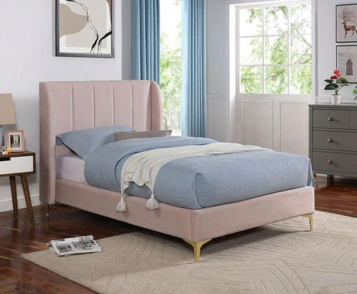 PEARL Twin Bed, Light Pink Bed FOA East