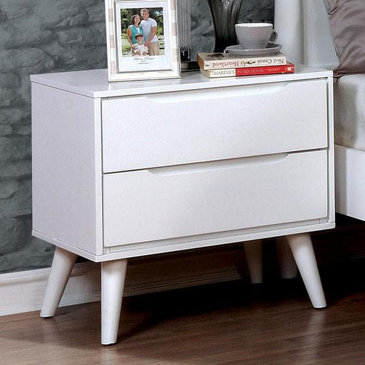 LENNART II White Night Stand Nightstand FOA East