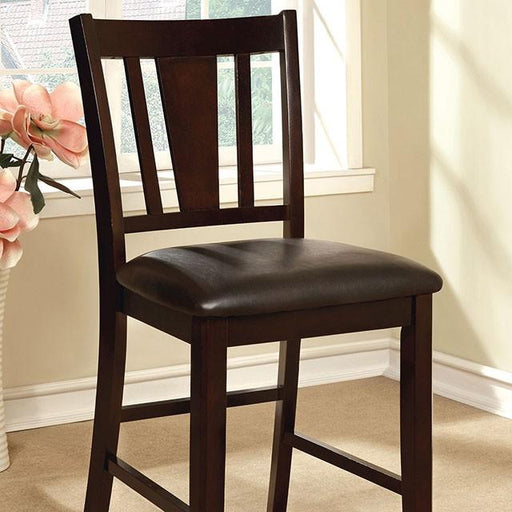 Bridgette II Espresso Counter Ht. Chair (2/CTN) Dining Chair FOA East