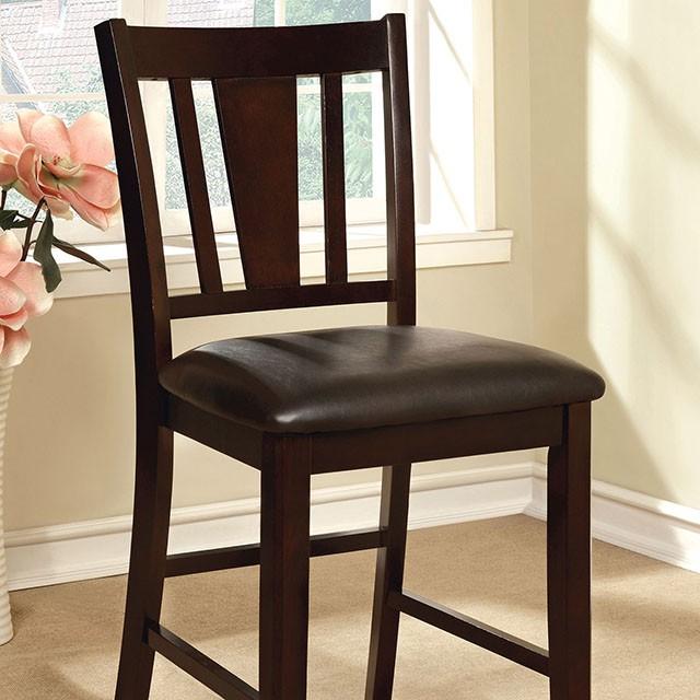 Bridgette II Espresso Counter Ht. Chair (2/CTN) Dining Chair FOA East