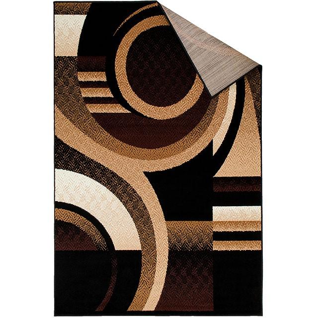 Blitar Brown/Black 5' X 7' Area Rug Rug FOA East