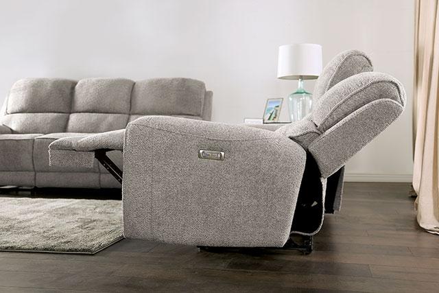 MORCOTE Power Sofa, Light Gray Sofa FOA East