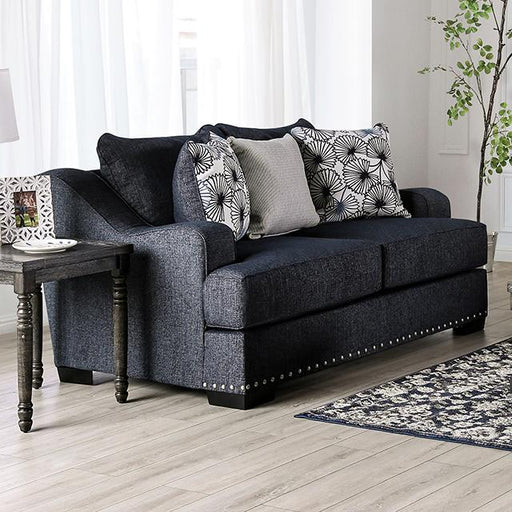 SONORA Loveseat, Dark Navy Loveseat FOA East