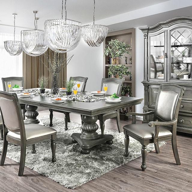 Alpena Gray Dining Table Dining Table FOA East