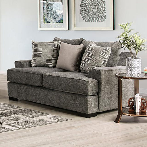 HOLBORN Loveseat, Gray Loveseat FOA East