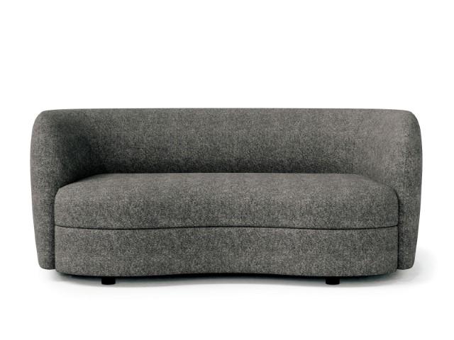 VERSOIX Loveseat, Charcoal Gray Loveseat FOA East