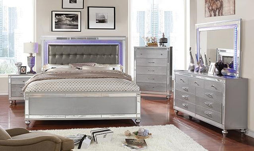 Brachium Silver Queen Bed Bed FOA East