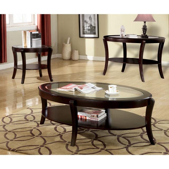 FINLEY Espresso End Table End Table FOA East