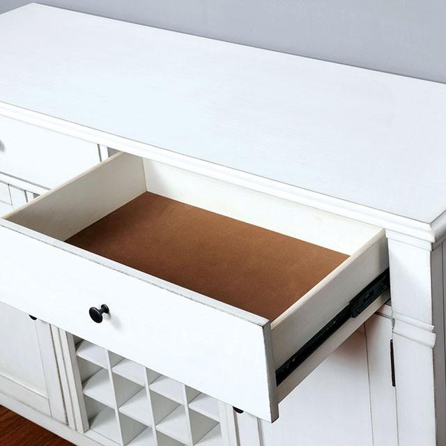 Kaliyah Antique White Server Server FOA East