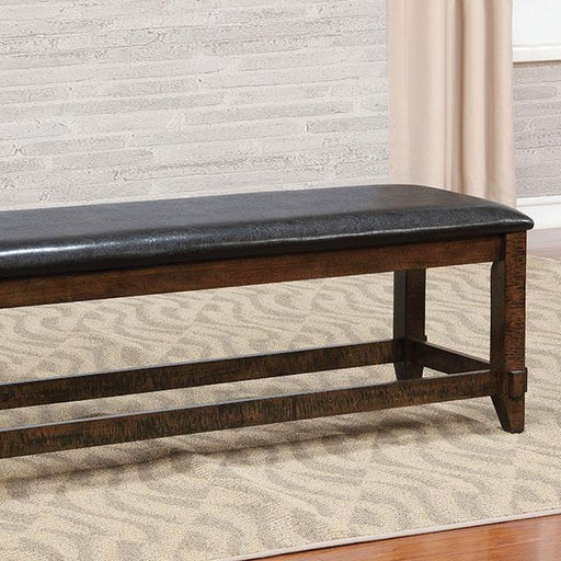 MEAGAN I Brown Cherry/Espresso Bench Bench FOA East