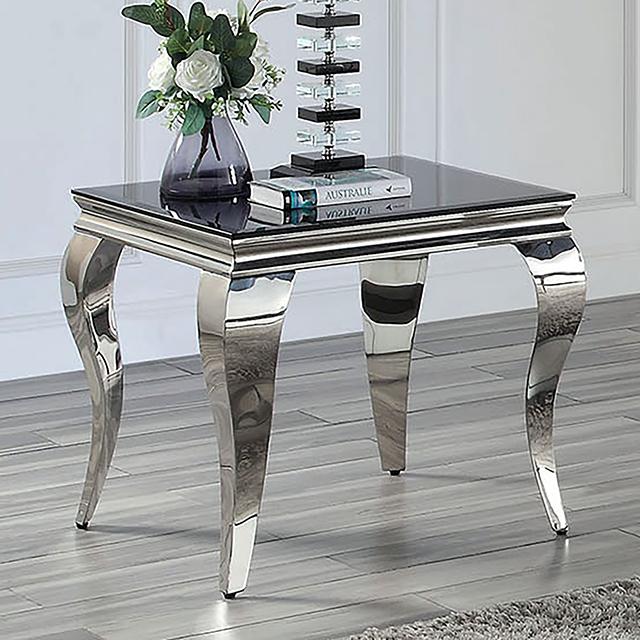 WETZIKON End Table, Black End Table FOA East