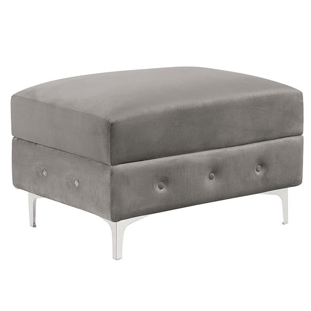 CIABATTONI Ottoman, Gray Ottoman FOA East