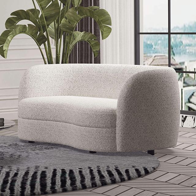 VERSOIX Loveseat, Off-White Loveseat FOA East