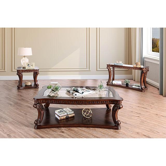 Walworth Dark Oak Coffee Table Coffee Table FOA East