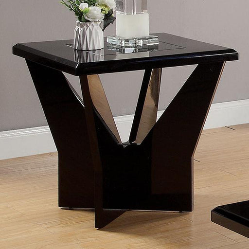 DUBENDORF End Table, Black End Table FOA East