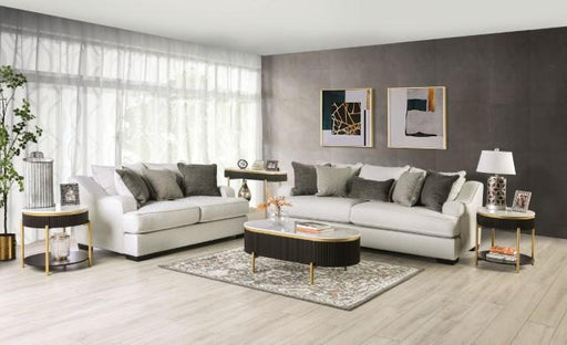 SKYLINE Loveseat, Pewter/Gray Loveseat FOA East