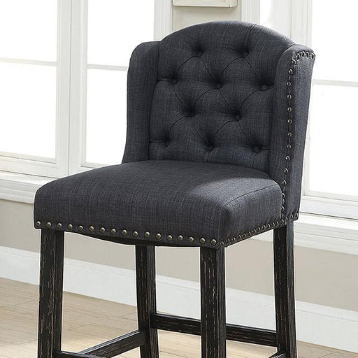 SANIA Bar Ht. Wingback Chair (2/CTN) Barstool FOA East