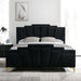 FLORIZEL E.King Bed, Black Bed FOA East