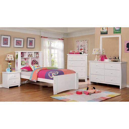 Marlee White Full Bed Bed FOA East