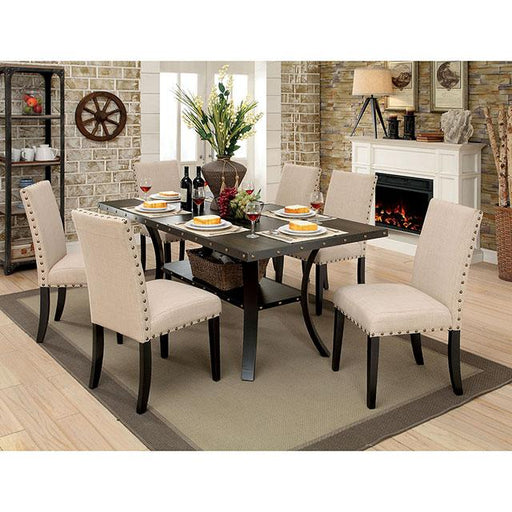 Kaitlin Light Walnut Dining Table Dining Table FOA East