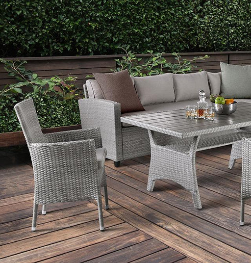 Shonda 5 PC. Patio Dining Set Outdoor Dining Set FOA East