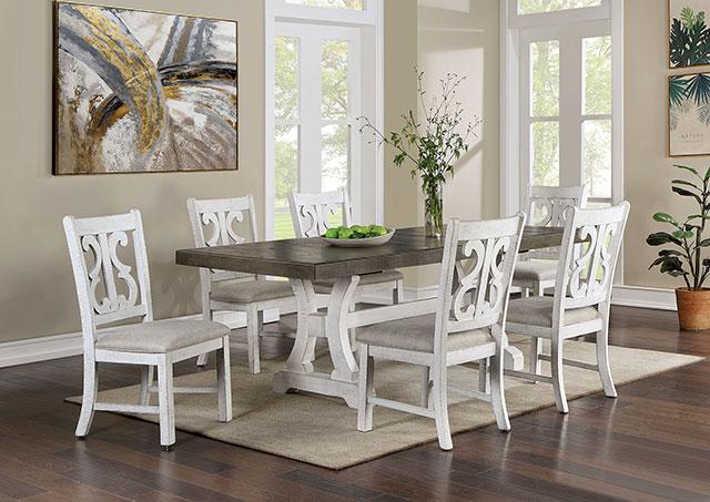 AULETTA Dining Table, Gray Dining Table FOA East