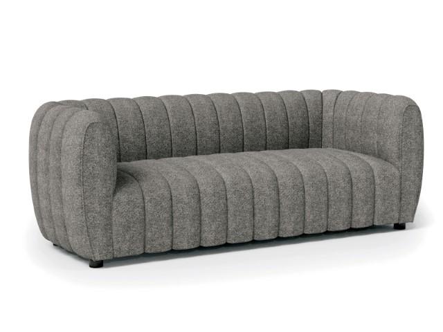 AVERSA Sofa, Charcoal Gray Sofa FOA East