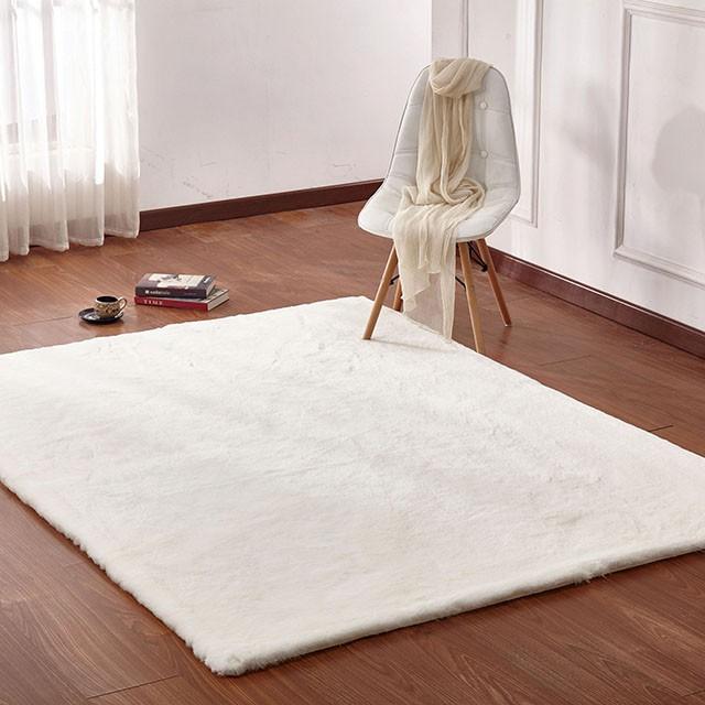 Caparica Off White 5' X 7' Area Rug Rug FOA East