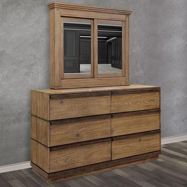 COIMBRA Rustic Natural Tone Dresser Dresser FOA East