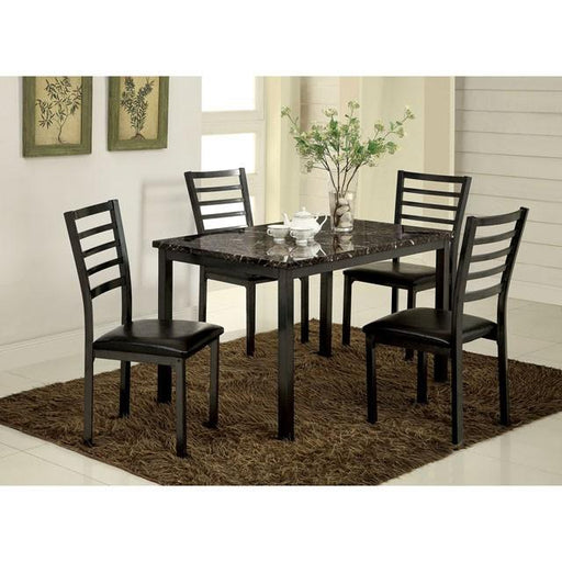 COLMAN Black 48" Dining Table Dining Table FOA East