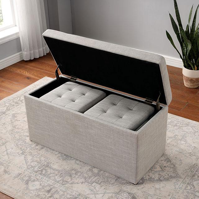 DARYN Storage Bench w/ Ottoman Bench FOA East