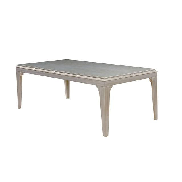 DIOCLES Silver/Gray Dining Table Dining Table FOA East