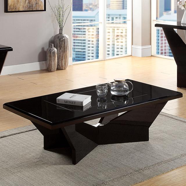 DUBENDORF Coffee Table, Black Coffee Table FOA East