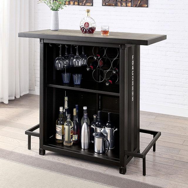 ESDARGO Bar Ht. Table w/ LED Light Counter Height Table FOA East