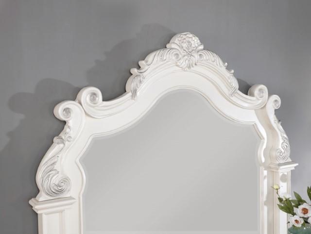 ESPARANZA Mirror, Pearl White Mirror FOA East