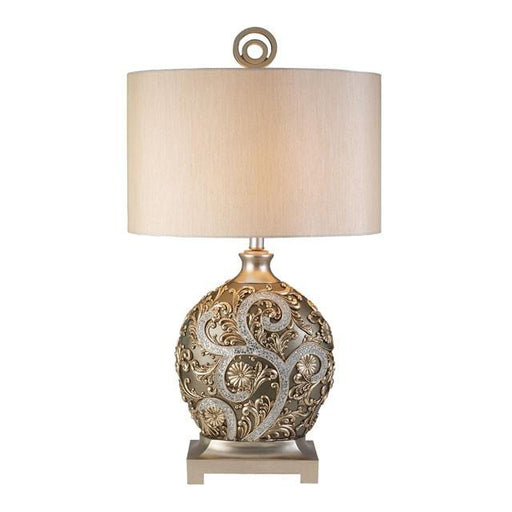 Estelle Champagne Silver Table Lamp Table Lamp FOA East