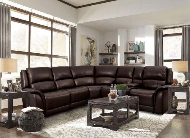 GORGIUS Power Sectional, Espresso Sectional FOA East