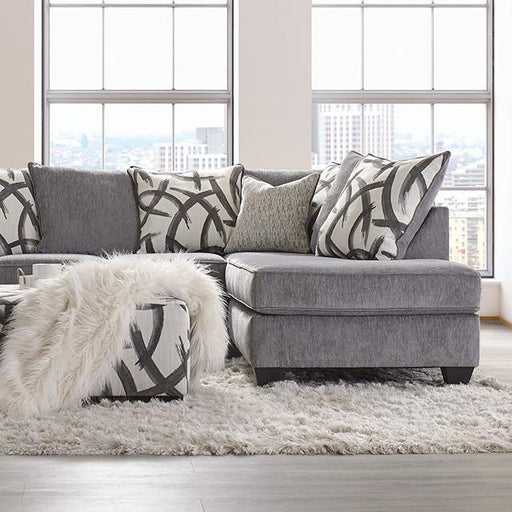 AMERSHAM Sectional, Gray Sectional FOA East