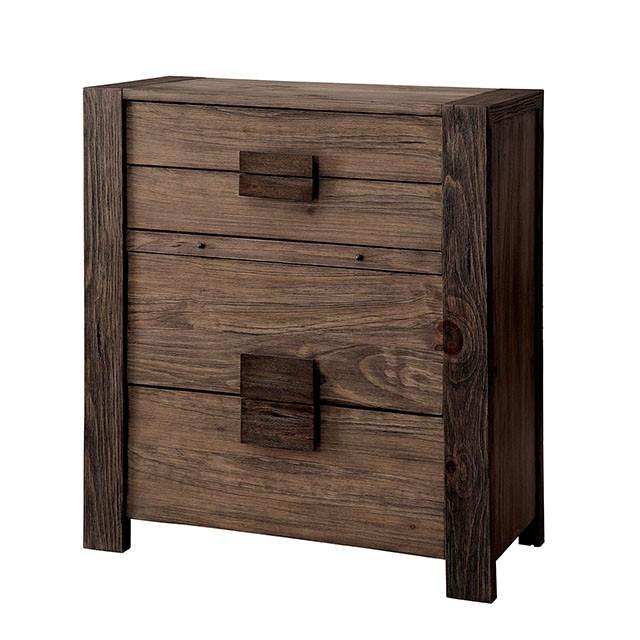 AVEIRO Rustic Natural Tone Chest Chest FOA East