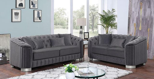 CASTELLON Loveseat, Dark Gray Loveseat FOA East