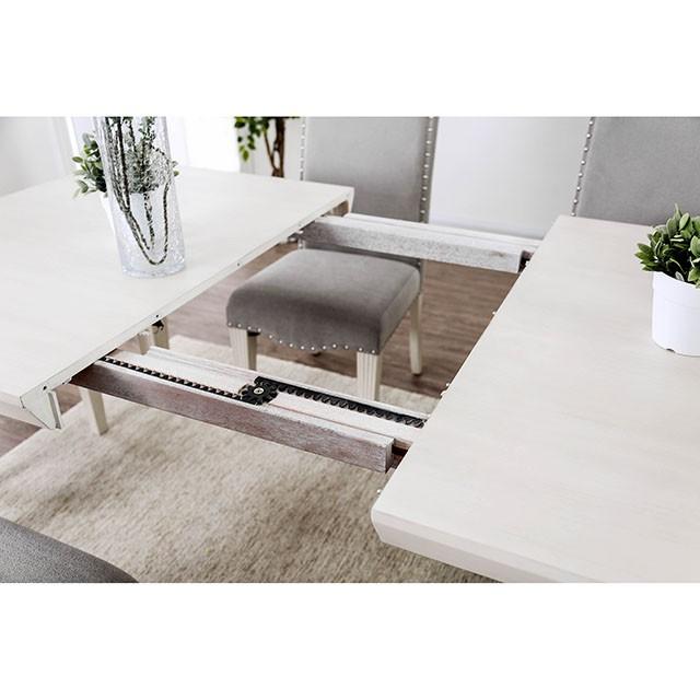 Daniella Antique White Dining Table Dining Table FOA East