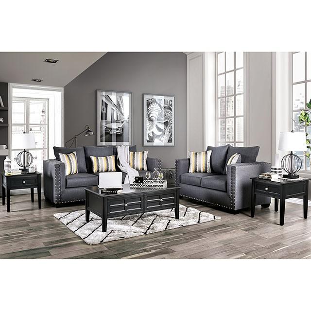 Inkom Slate Love Seat Loveseat FOA East