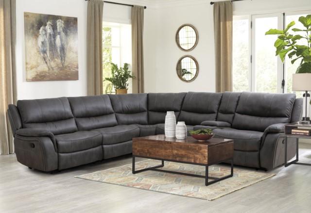 JEROMINUS Sectional, Dark Gray Sectional FOA East