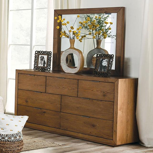 LEIRVIK Dresser, Light Walnut Dresser FOA East